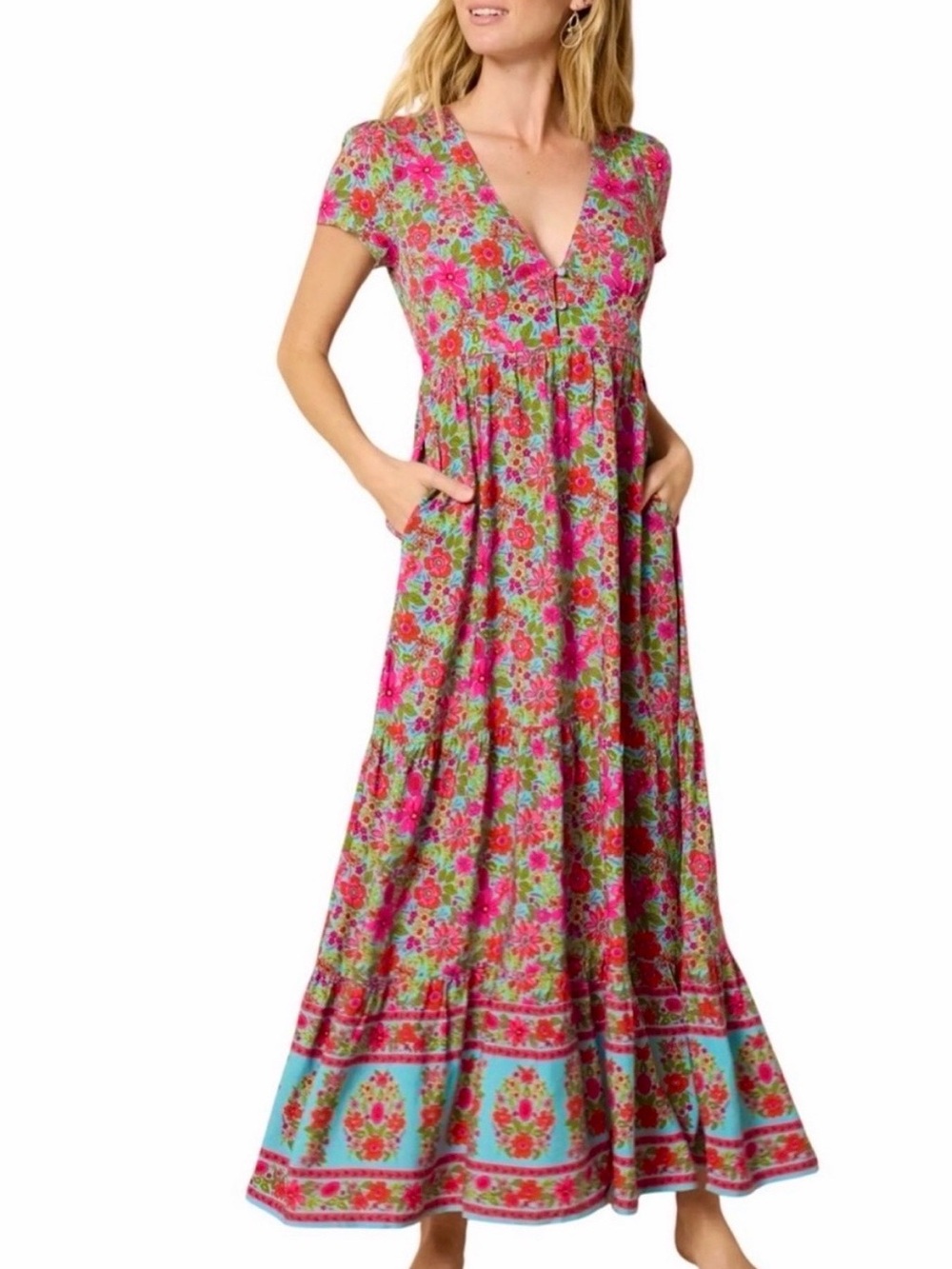 Natural Life Floral Maxi Dress Brand New Size XL